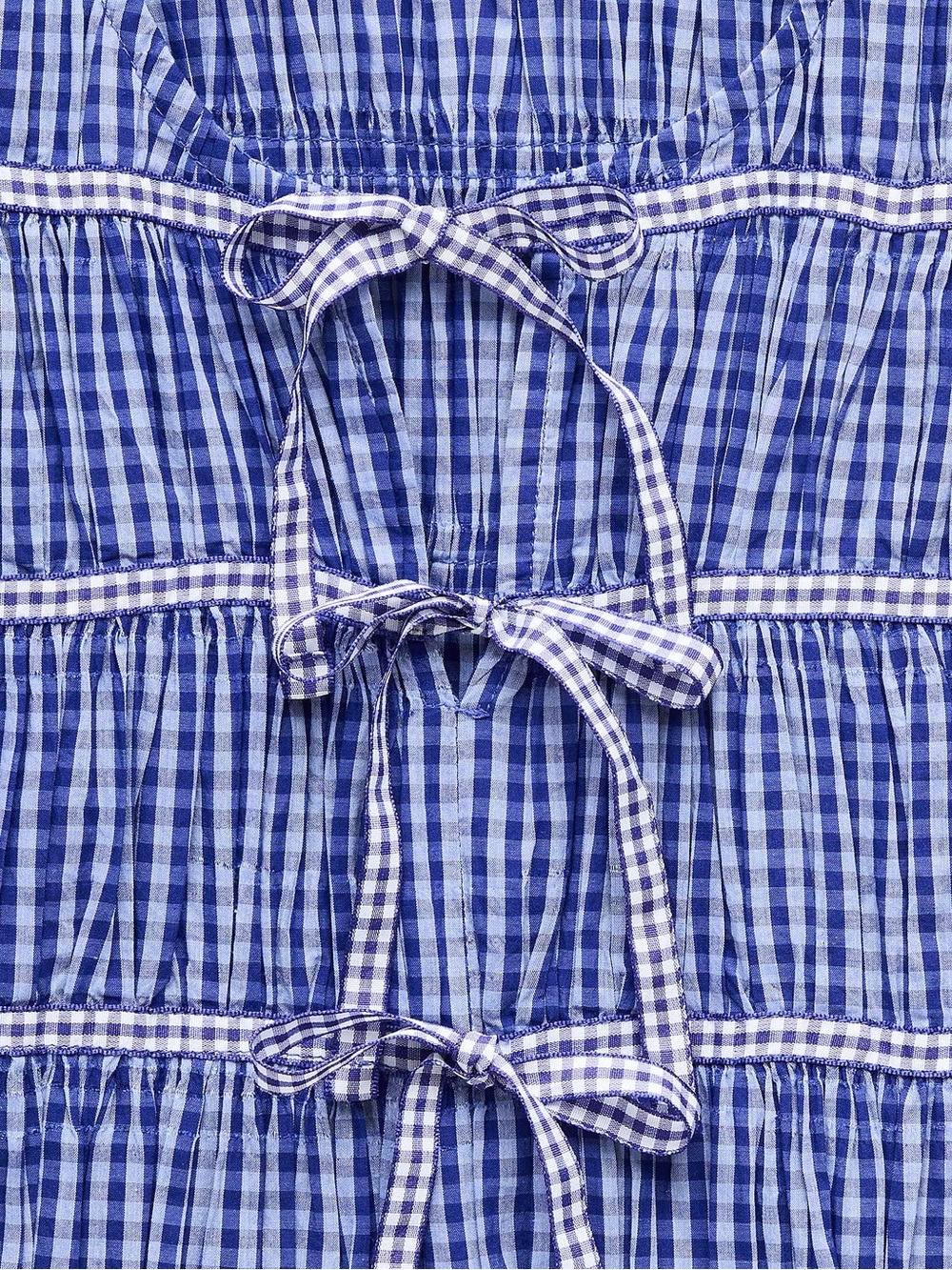 J.Crew Tie-front top in gingham - NWT - Picture 4 of 7